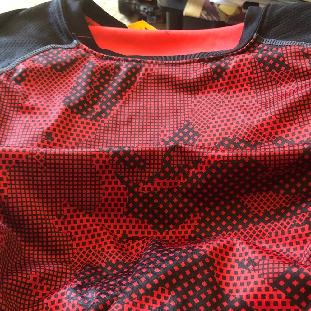 And1 Red and Black Performance Pullover Jacket